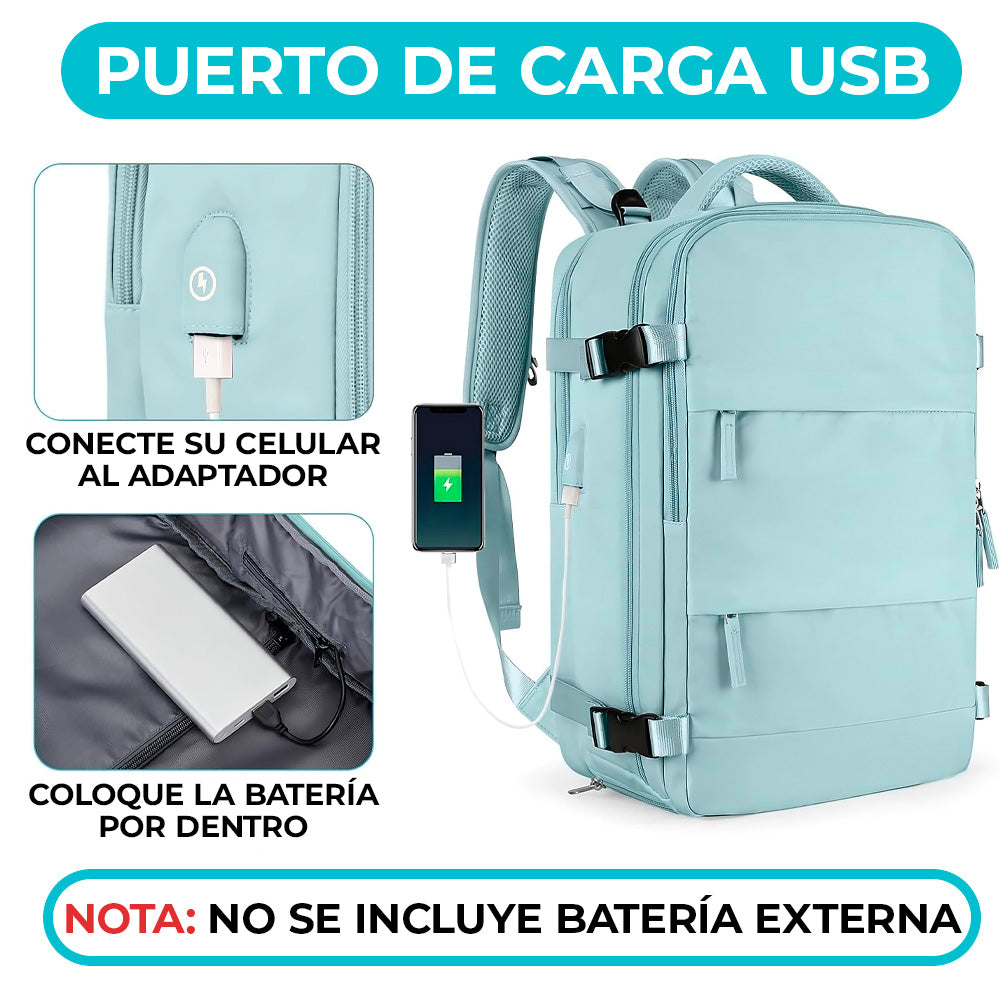 Mochila de Viaje Avión Multifuncional