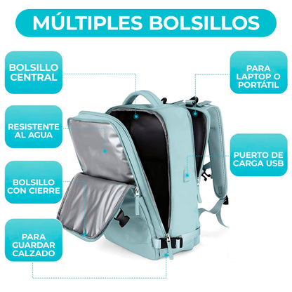 Mochila de Viaje Avión Multifuncional
