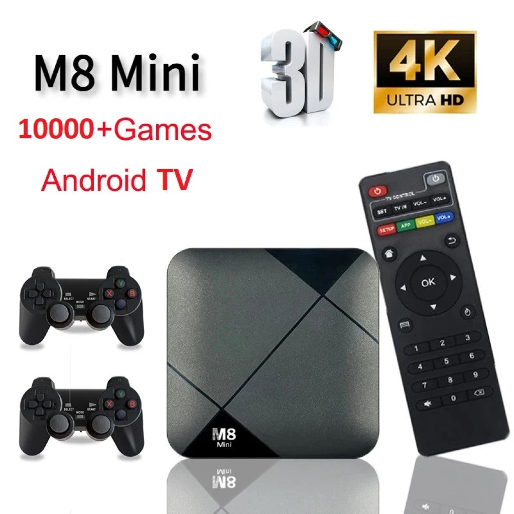 🎮 Consola Retro M8 Mini 4K UHD + TV Box con Magis TV 📺