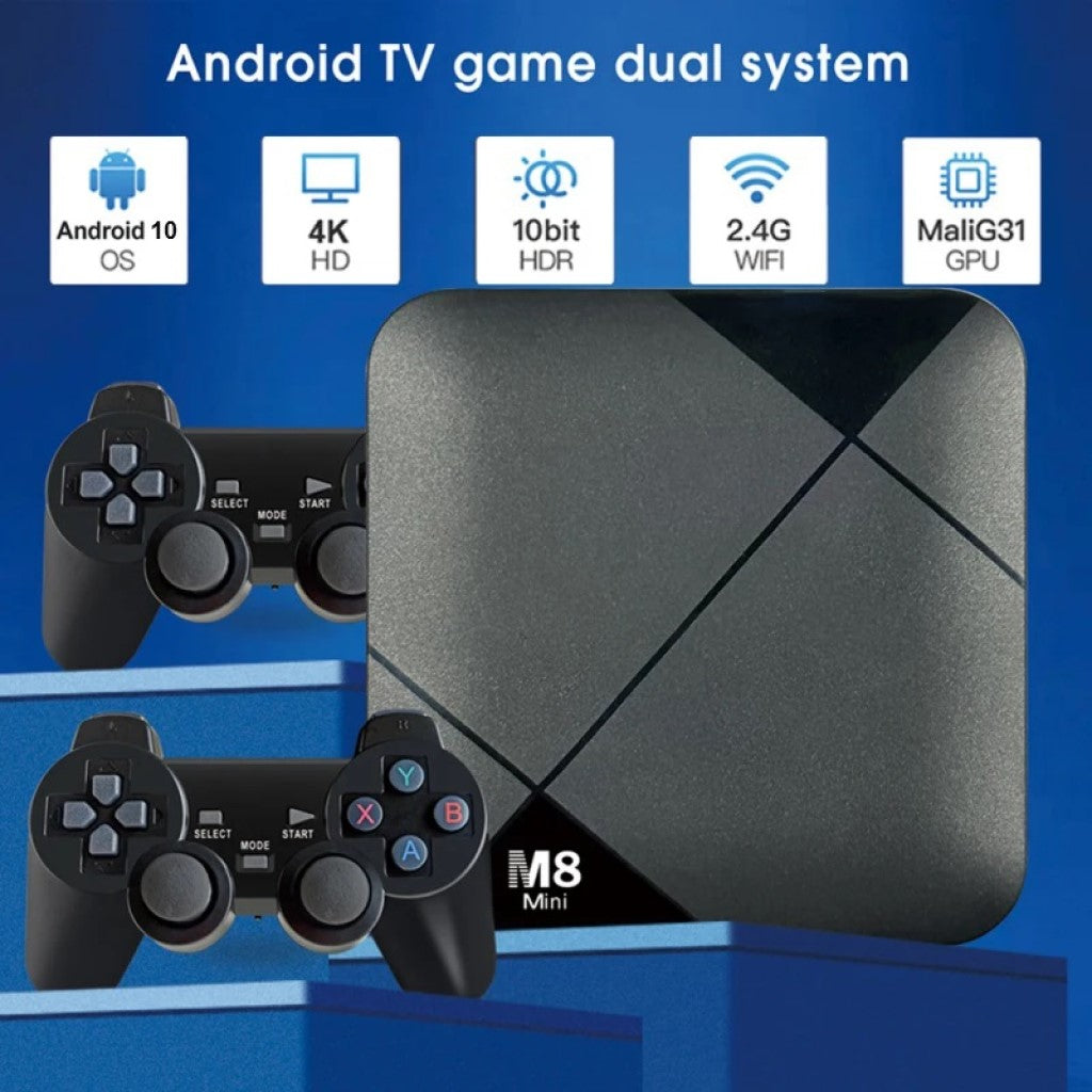 🎮 Consola Retro M8 Mini 4K UHD + TV Box con Magis TV 📺